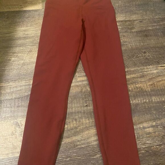 [fabletics] power hold maroon elastic back high waist 7/8 legging EUC #4 - Picture 6 of 11